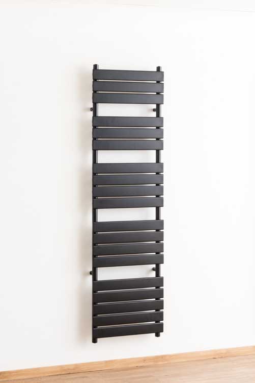Radiateur sèche-serviette Xerxes single noir 180 x 50 cm 936 Watt