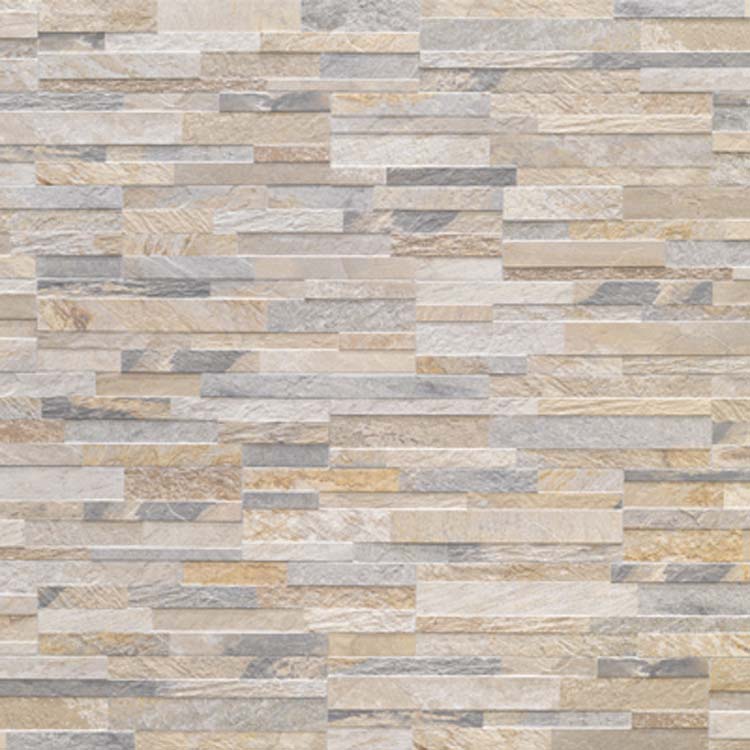 Staal wandtegel Stone beige