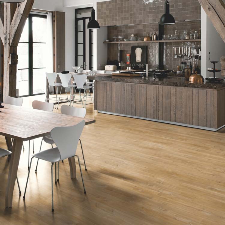 Staal Quick-step alpha vinyl small planks Canyon Naturelle Eik