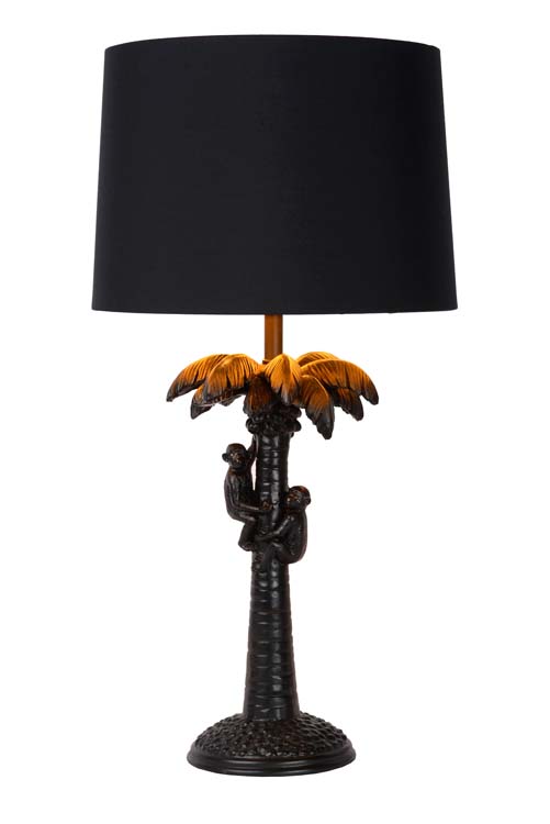 Tafellamp palmboom h50cm zwart excl lamp LED mogelijk
