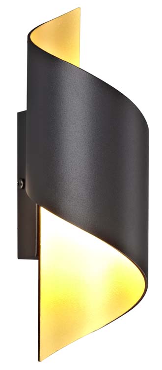 Wandlamp Zwart/Goud G9 MAX 40W