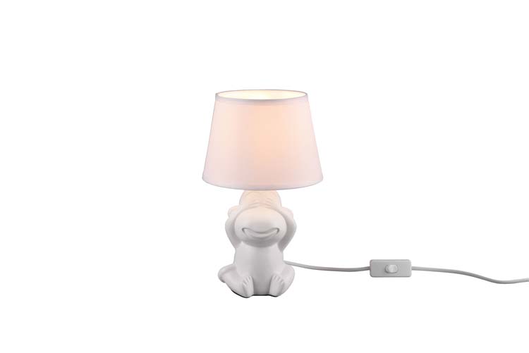 Lampe de table blanc voir H27.5cm E14 lampe excl.