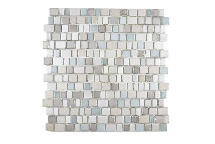 Mosaïque Edge gris clair/beige 31,7 x 31,1 cm