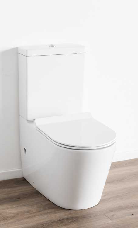 Toilette Gerok blanc avec Geberit rimless