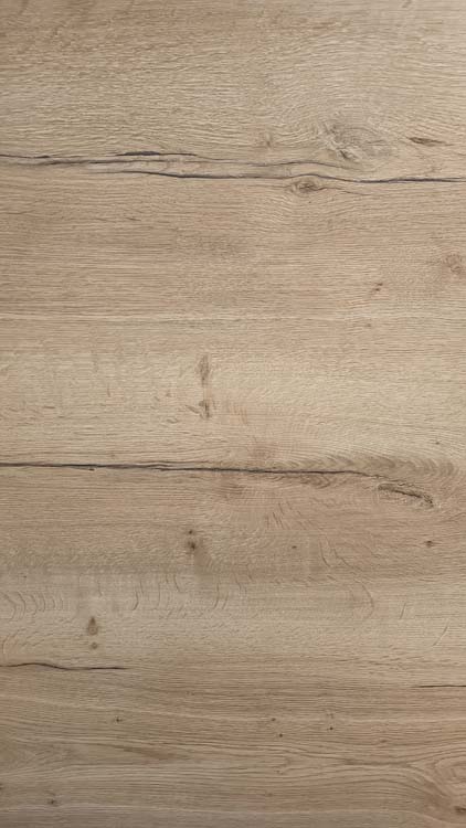 Bloc-porte fini tubulaire realwood oak horizont + ebrasement noir 93cm