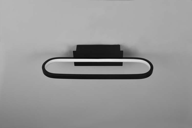 Badkamerverl wandlamp LED zwart IP44 17W 1700lm