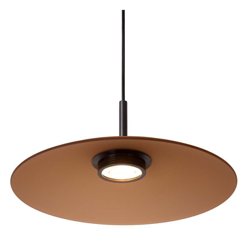 Lucide Premium MENGA - Suspension - Ø 40 cm - LED Dim. - 1x11W 2700K - Ambre