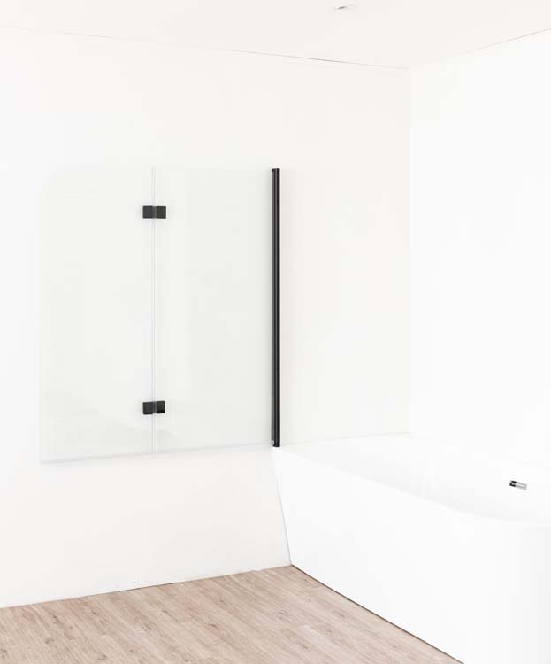 Badwand Asher 130 x 120 cm zwart