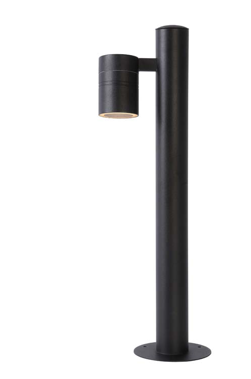 ARNE-LED - Borne extérieur Extérieur - Ø 6,3 cm - LED - GU10 - 1x5W 2700K - IP44 - Noir