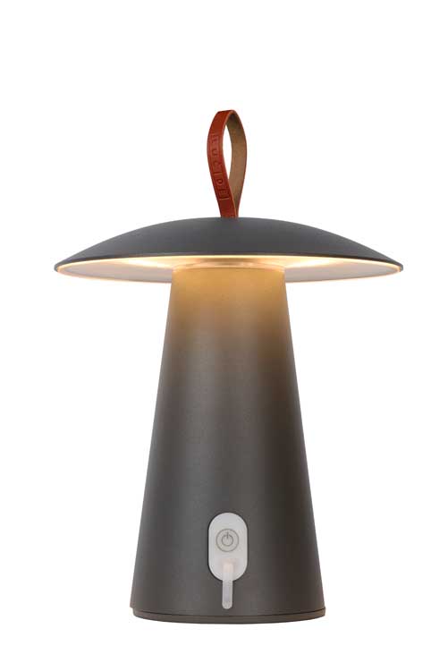 Lucide LA DONNA - Lampe de table Extérieure - Anthracite - 15% DE RÉDUCTION SUPPLÉMENTAIRE