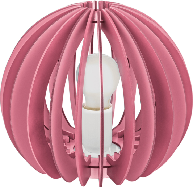 Tafellamp - E27 - Roze - Lamp excl.