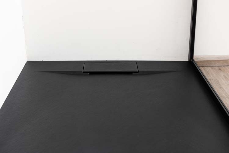 Receveur de douche Miro 140 x 90 cm noir mat