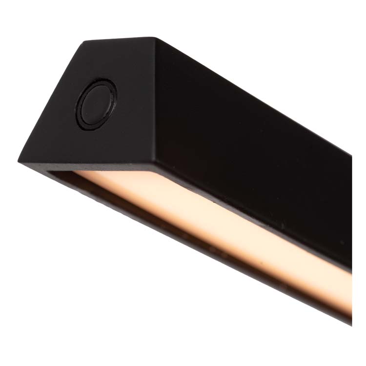 Lucide LAVALE - Lampadaire / lampe de lecture - LED Dim. - 1x3W 2700K - Noir