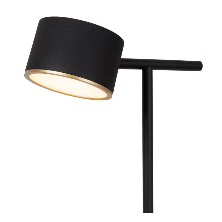 Lucide GIAN - Lampadaire - LED Dim. - 1x9W 2700K - Noir