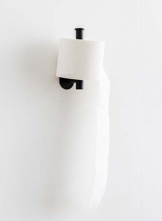 Toiletrolhouder Faith mat zwart