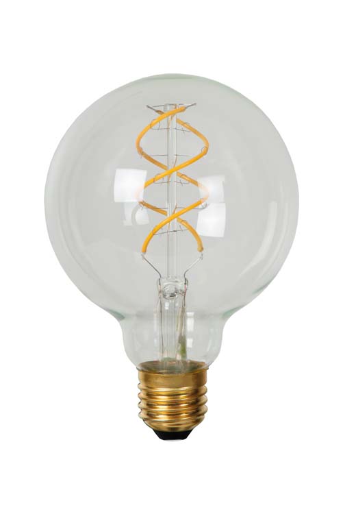 G95 - Filament lamp - Ø 9,5 cm - LED Dimb. - E27 - 1x4,9W 2700K - Transparant