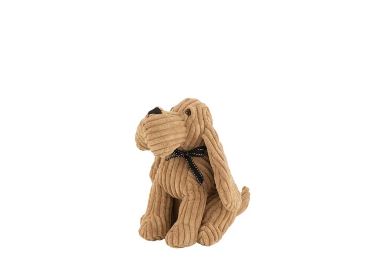 Cale-porte chien en textile H33 cm