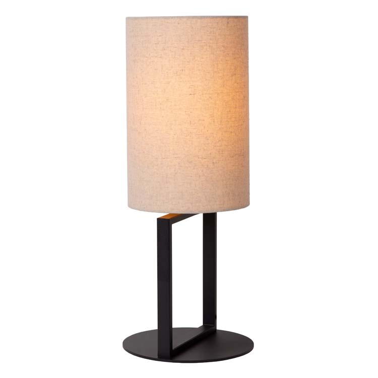 Lucide HERMAN - Lampe de table - Ø 20 cm - 1xE27 - Crème