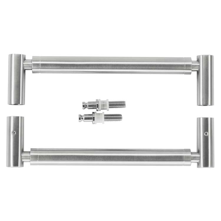 Tirant porte gubbio inox plus paire pour verre