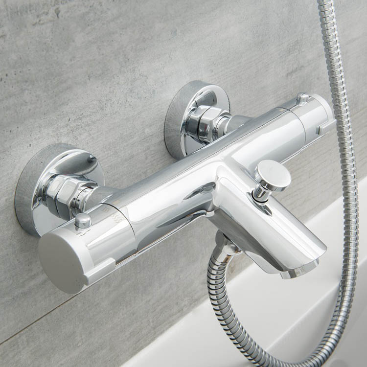 Robinet de bain thermostatique Levi chrome