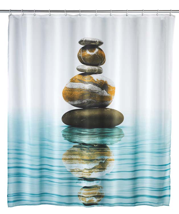 Rideau de douche Wenko Meditation 180 x 200 cm