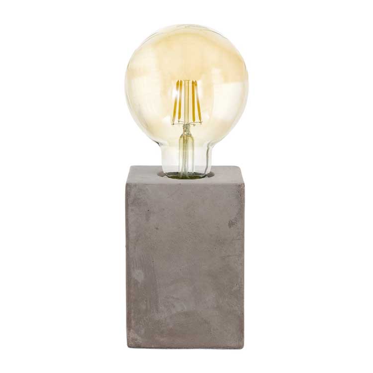 Eglo PRESTWICK - Lampe de table - E27 - 1X60W - Gris