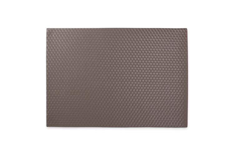 Placemat geweven taupe 43 x 30 cm