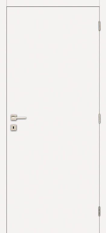 Complete deur honingraat BR 830mm palladium wit 201.5 cm