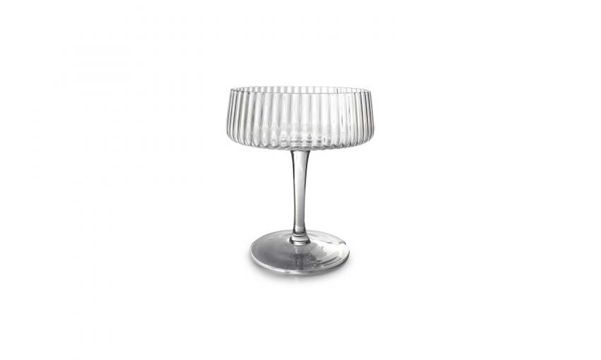 Champagneglas coupe Ray 23cl set van 4