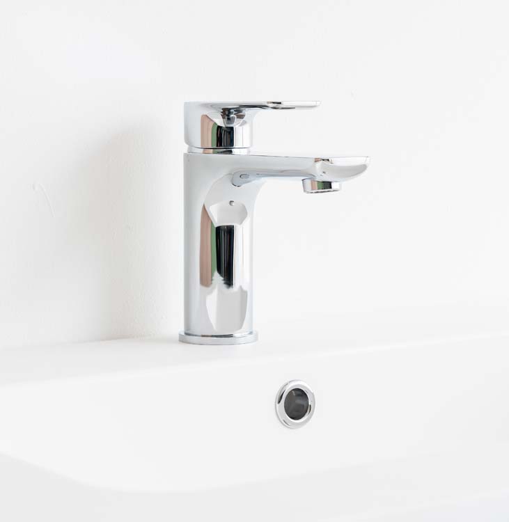 Meuble de salle de bain Chêne Bison 800 mm lavabo mat