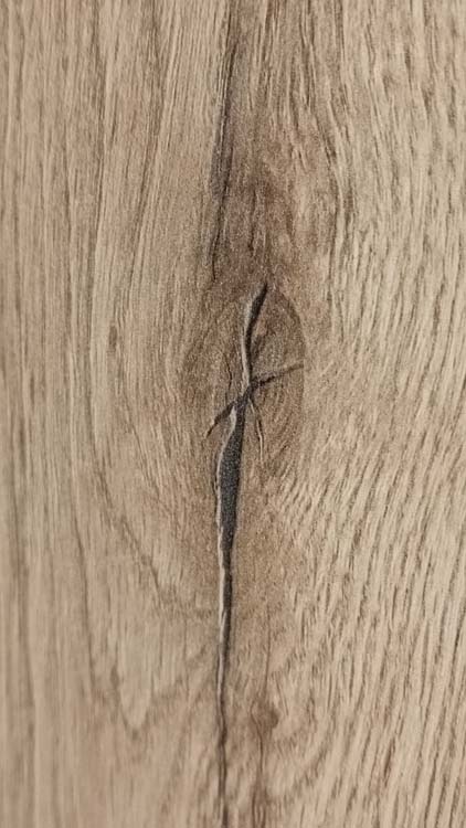 Bloc-porte fini invis.flat âme tubulaire 63cm realw oak 201.5cm gauche