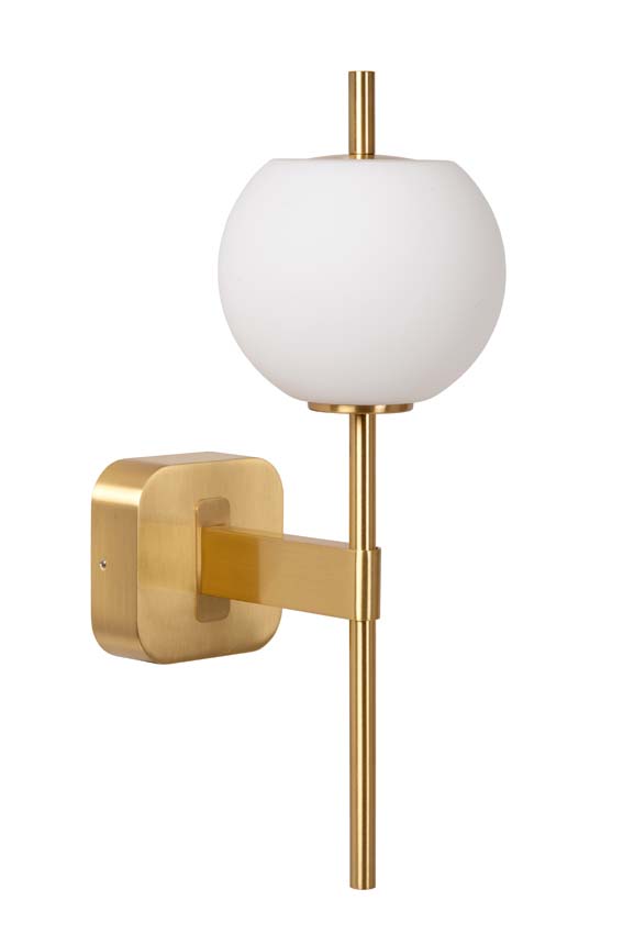 ELDA - Wandlamp Badkamer - 1xG9 - IP44 - Mat Goud / Messing