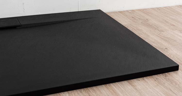 Douchebak Myo 140 x 90 cm mat zwart