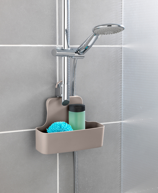 Panier de douche Wenko Barcelona taupe