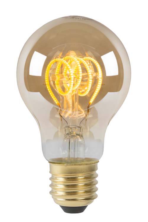 LED BULB - Filament lamp - Ø 6 cm - Dimb - E27 - 1x5W - Amber