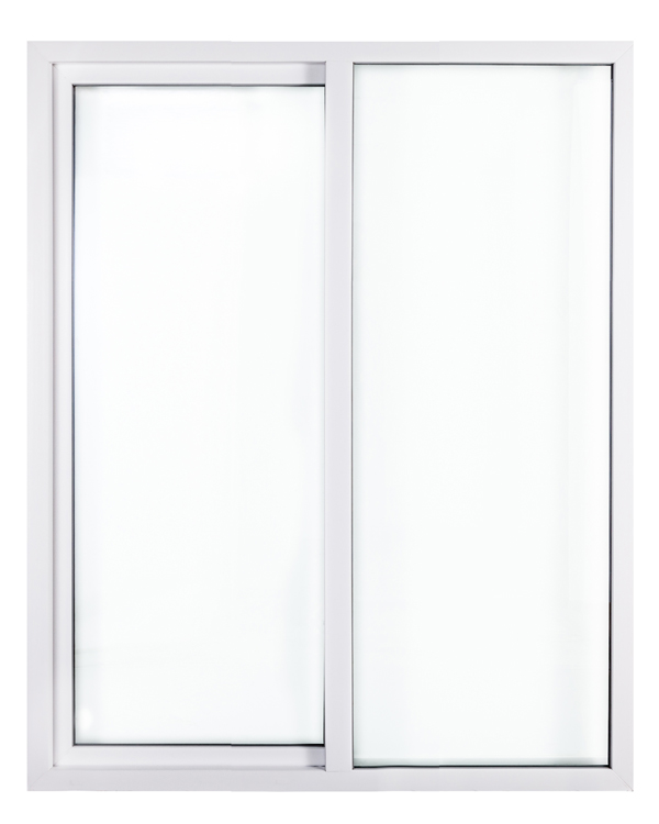 Porte coulissante PVC blanc 1800 x 2100 D>G