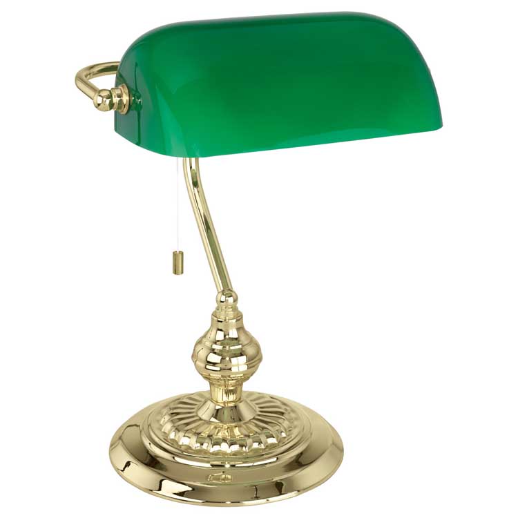 Eglo BANKER - Lampe de table - E27 - 60W - Cuivre jaune