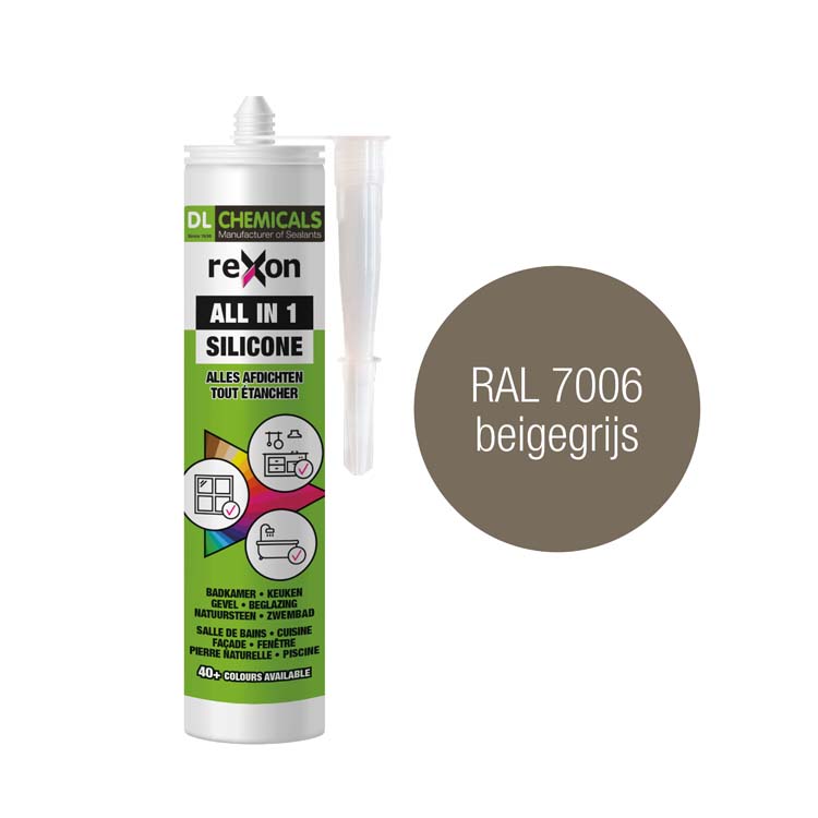 All-in 1 silicone 290ml RAL7006 beigegrijs