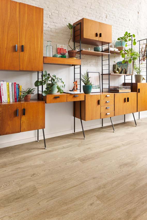 Pvc vloer vinyl klik rigid plank natuur eik toulouse 3.8 mm