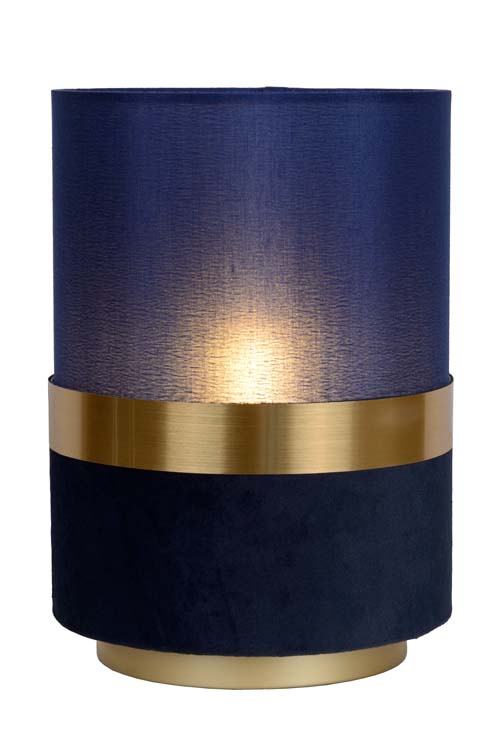 Lampe de table - Ø 15 cm - 1xE14 - Bleu