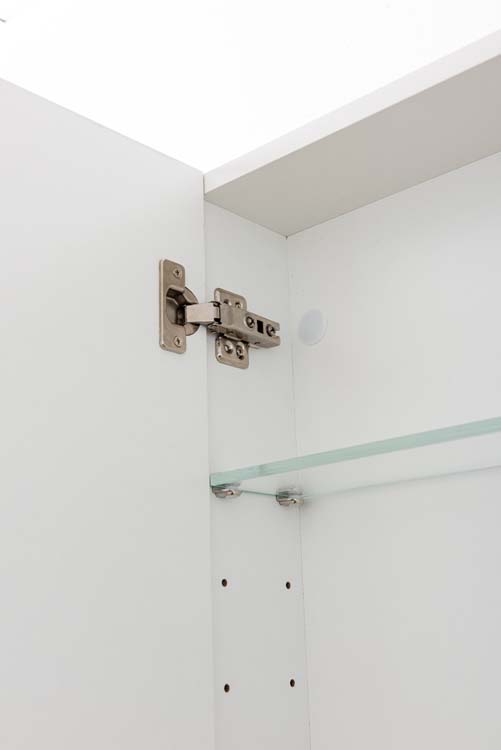 Armoire de toilette Brava blanc mat 2 portes 800 mm