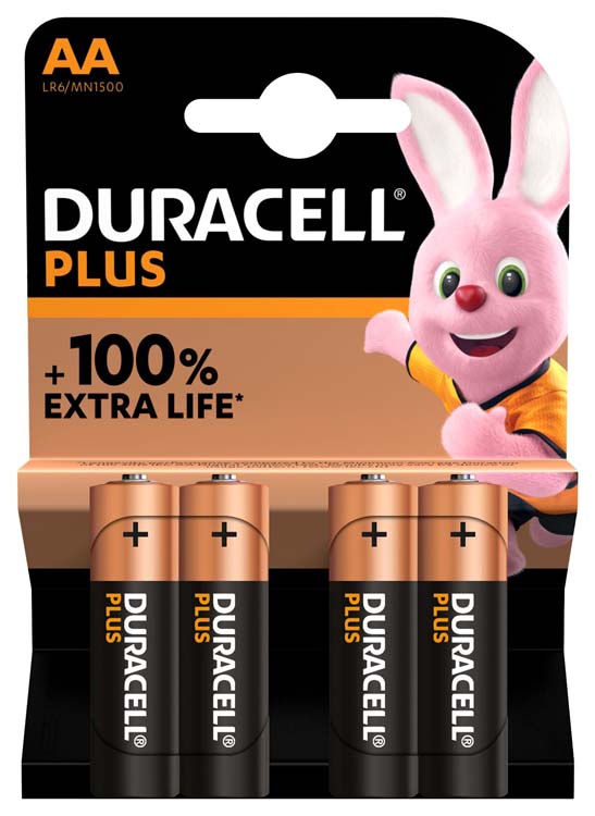 Batterij Alkaline Plus AA 4 st
