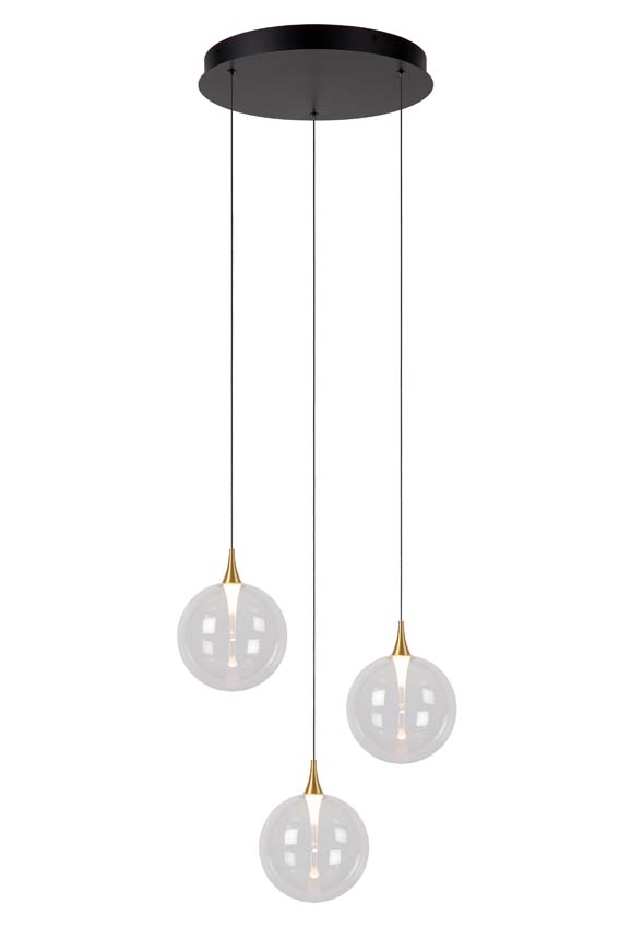 GISELA - Suspension - Ø 36 cm - LED Dim. - 3x3,6W 2700K - Transparent