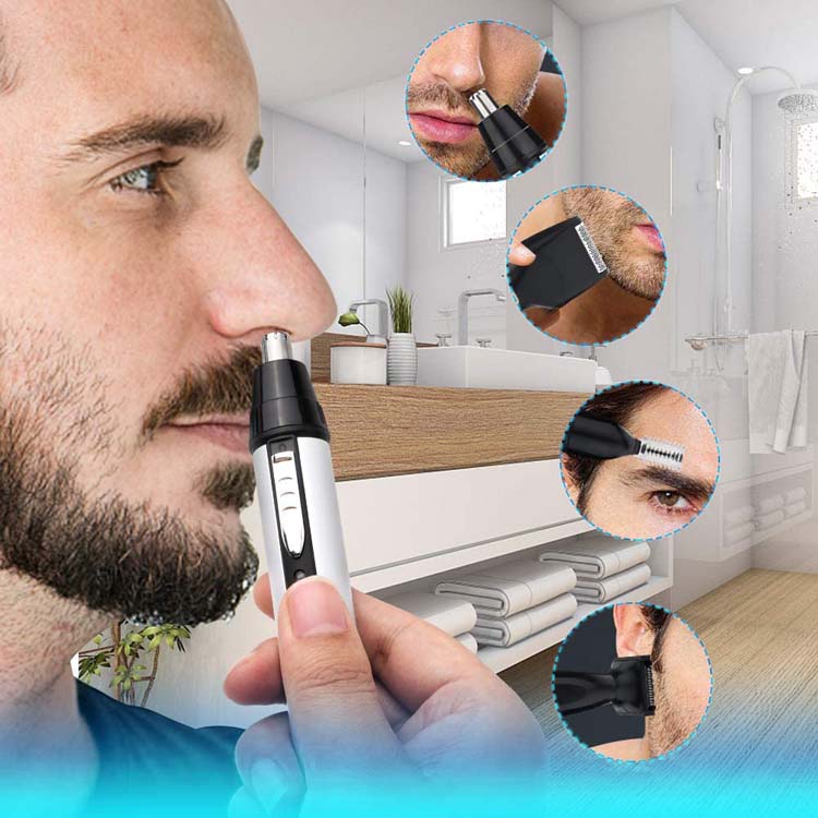 Trimmer 4-in-1 oplaadbaar voor aangezicht