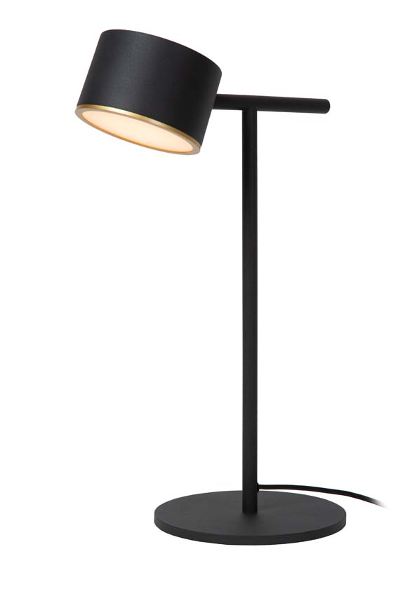 Lucide GIAN - Lampe de table - LED Dim. - 1x9W 2700K - Noir