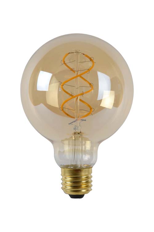 G95 TWILIGHT SENSOR - Ampoule filament Extérieur - Ø 9,5 cm - LED - E27 - 1x4W 2200K - Ambre