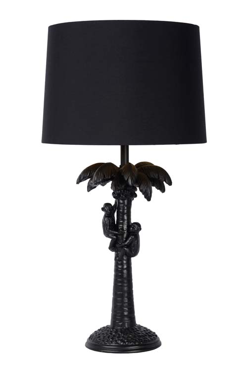 Tafellamp palmboom h50cm zwart excl lamp LED mogelijk