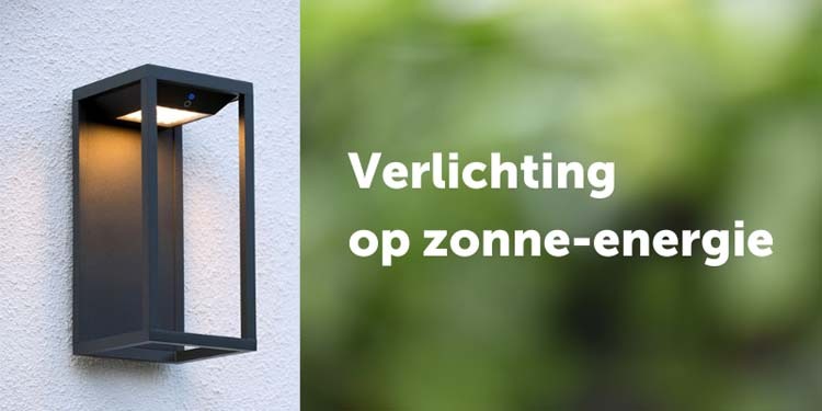 Verlichting op zonne-energie