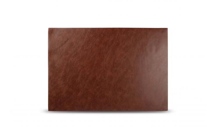 Set de table Layer aspect cuir brun foncé 43x30 cm