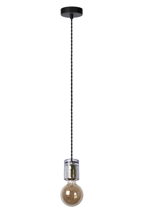 Hanglamp - Ø 6,5 cm - 1xE27 - Fumé